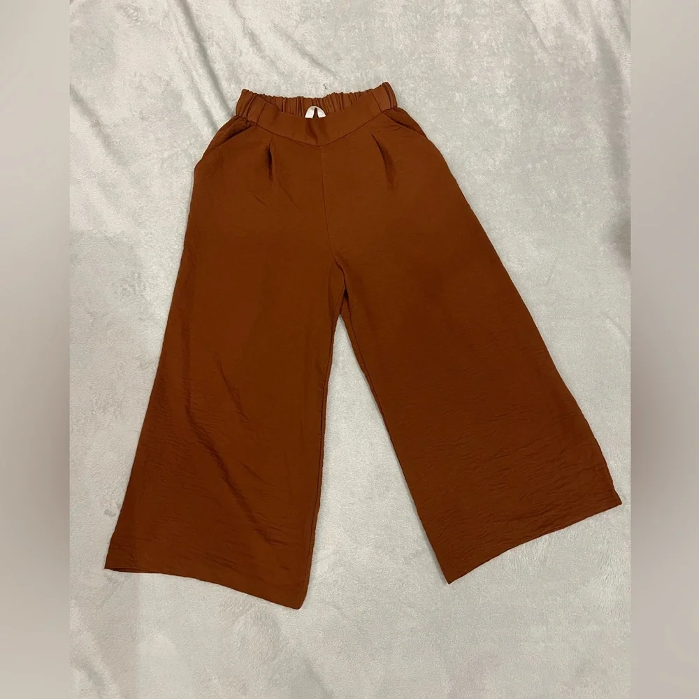 H&M Rust Culottes - Picture 1 of 4